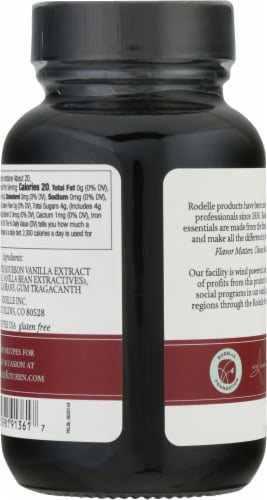 Rodelle Vanilla Paste Perspective: back