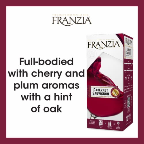 Franzia Vintner Select Cabernet Sauvignon Chile Red Wine Box Perspective: back