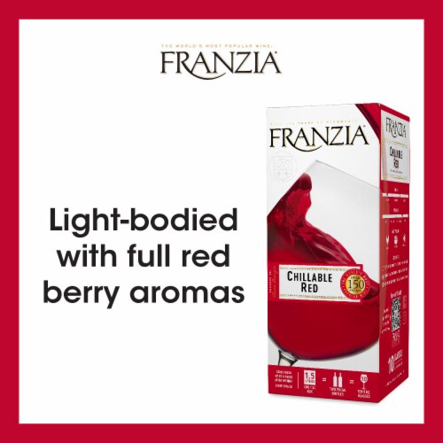 Franzia Chillable Red House Favorites Blend Wine Box Perspective: back
