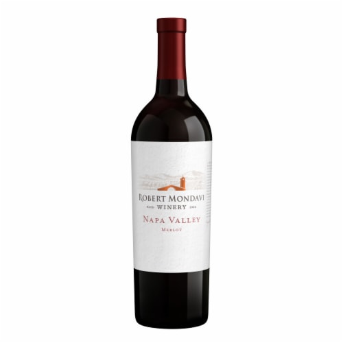 Robert Mondavi Winery Napa Valley Merlot Red Wine Perspective: back