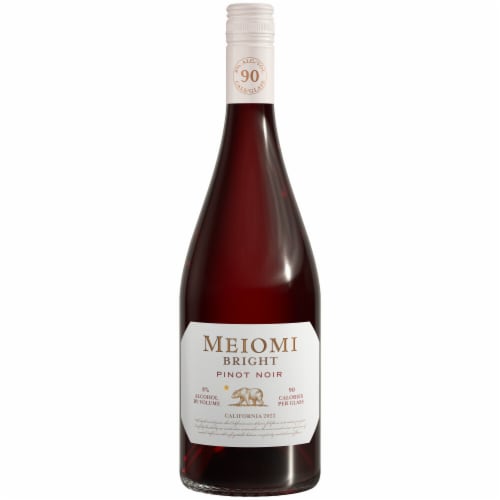 Meiomi Bright California Pinot Noir Red Wine Perspective: back