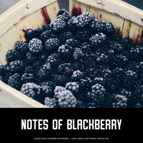 Charles Smith Wines Boom Boom! Syrah Red Wine Perspective: back
