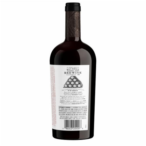 Cooper & Thief Bourbon Barrel Aged Red Blend California Wine Perspective: back