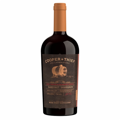Cooper and Thief Napa Valley Rye Barrel Aged Cabernet Sauvignon Red Wine Perspective: back