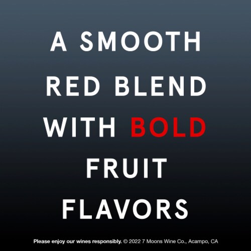 7 Moons Red Blend Red Wine Perspective: back