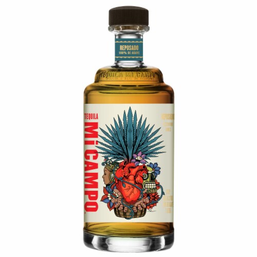 Mi Campo Reposado Tequila Perspective: back