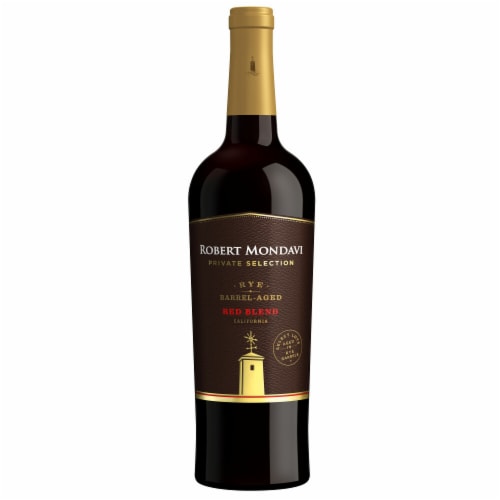 Robert Mondavi Private Selection Rye Barrel Aged Red Blend Red Wine Perspective: back
