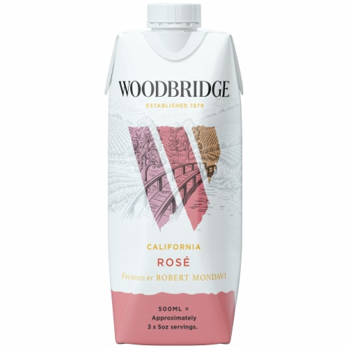 Woodbridge Rose Wine Box Perspective: back