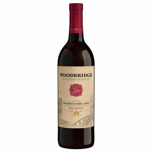 Woodbridge® by Robert Mondavi Bourbon Barrel Aged Red Blend Red Wine Perspective: back