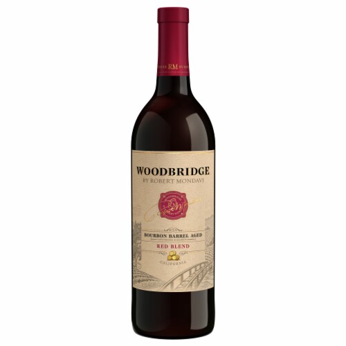 Woodbridge® by Robert Mondavi Bourbon Barrel Aged Red Blend Red Wine Perspective: back