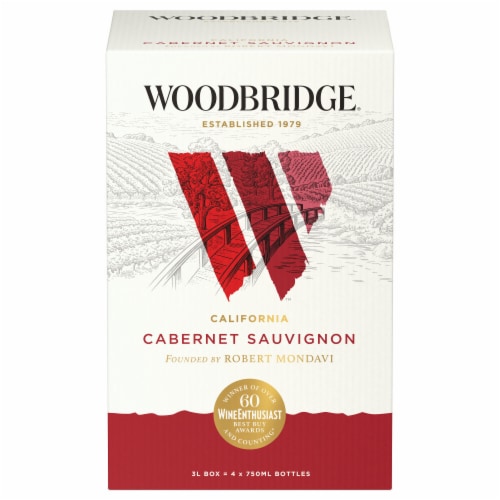 Woodbridge Cabernet Sauvignon Red Wine Box Perspective: back