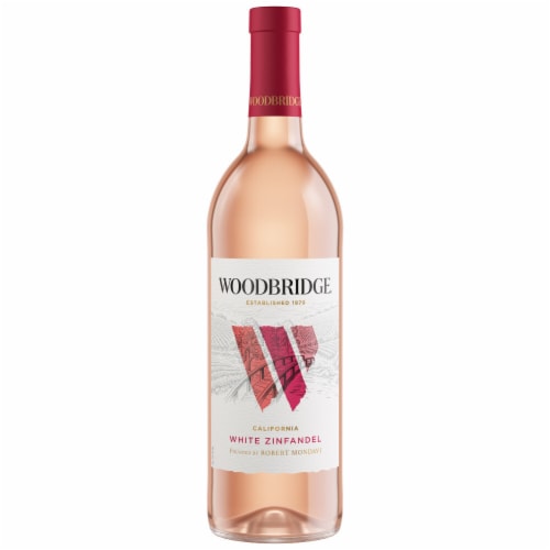 Woodbridge White Zinfandel Wine Perspective: back