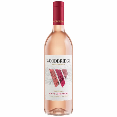 Woodbridge White Zinfandel Wine Perspective: back