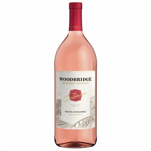 Woodbridge White Zinfandel Wine Perspective: back