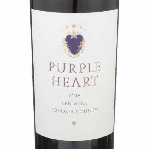 Purple Heart California Red Wine Perspective: back