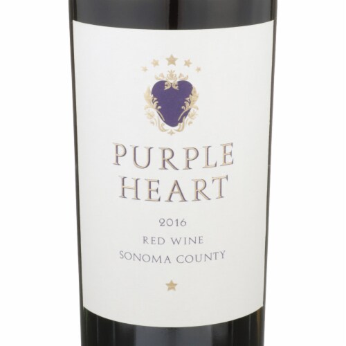 Purple Heart California Red Wine Perspective: back
