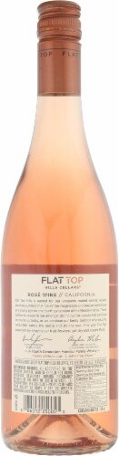 Flat Top Hills Rose Wine Perspective: back
