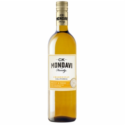 Ck Mondavi Chardonnay California White Wine Perspective: back