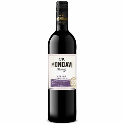 Ck Mondavi Merlot California Red Wine Perspective: back
