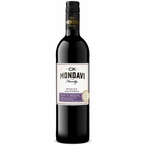 Ck Mondavi Merlot California Red Wine Perspective: back