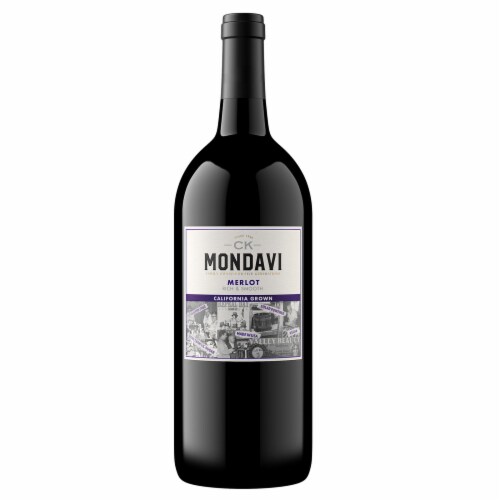 Ck Mondavi Merlot California Red Wine Perspective: back