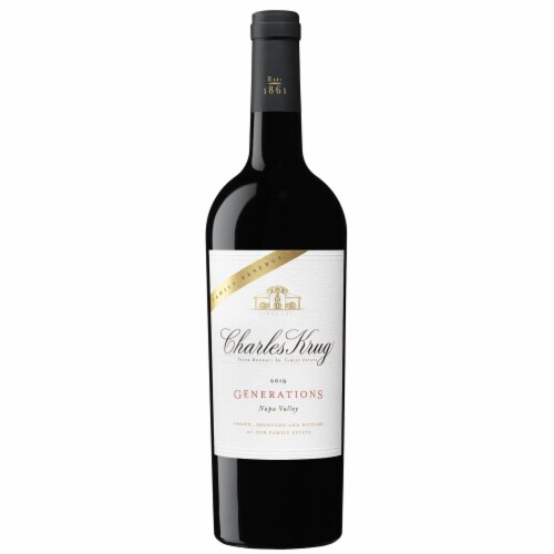 Charles Krug Generations Family Reserve Bordeaux Cabernet California Red Wine Perspective: back