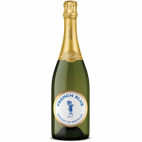 French Blue Brut Sparkling France Wine Perspective: back