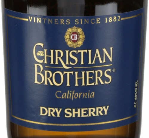 Christian Brothers Dry Sherry Perspective: back