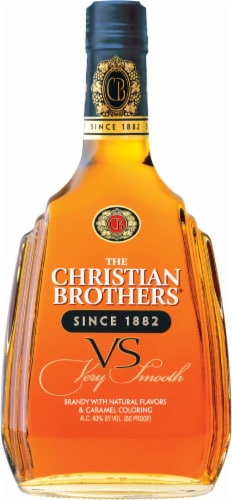 Christian Brothers Vs Grape Brandy Perspective: back