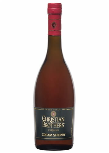 Christian Brothers Cream Sherry Perspective: back