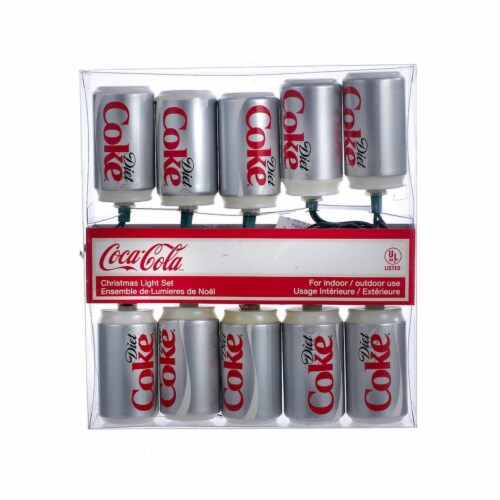 Kurt S. Adler 10-Light Diet Coke Can Light Set, 11.5 Perspective: back
