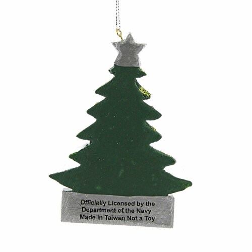 Holiday Ornament U.S. Navy Tree Ornament Service Military Christmas Na2181 Perspective: back