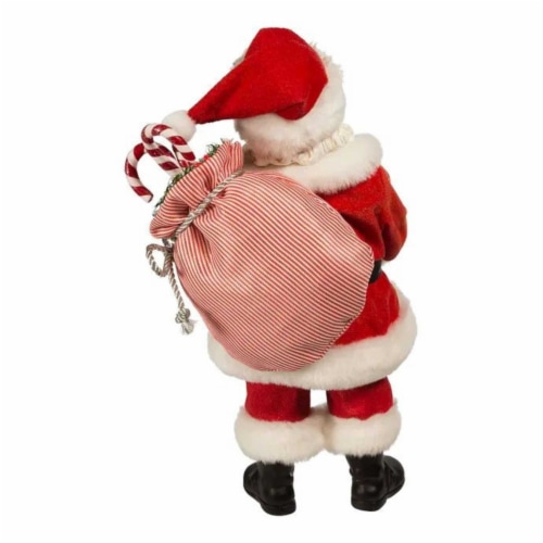 Christmas Santa With Candy Canes Fabriche Backpack Sweet Treats Fa0172 Perspective: back