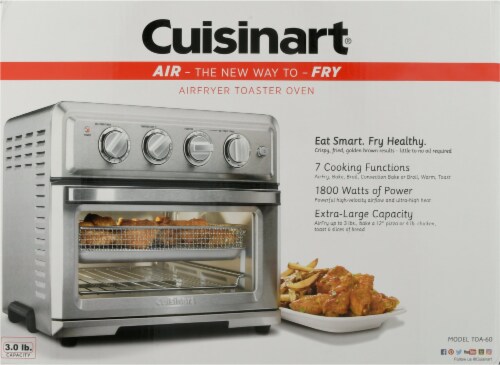 Cuisinart AirFryer Toaster Oven - Silver Perspective: back
