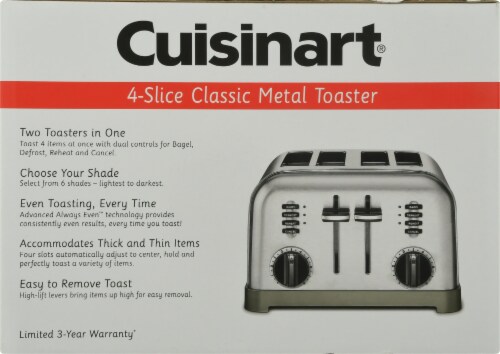 4 Slice Extra Wide Slot Cool Touch Toaster, 1 - Harris Teeter