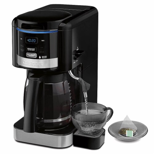 Cuisinart Coffee Plus 12-Cup Coffeemaker & Hot Water System Black+3Year Warranty