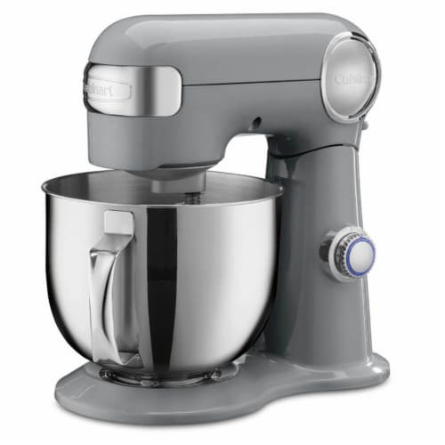 Cuisinart® Precision Master™ 5.5 qt. Tilt-Back Head Stand Mixer in Dove Gray Perspective: back
