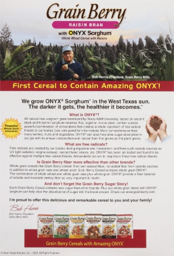Grain Berry® Raisin Bran Cereal Perspective: back