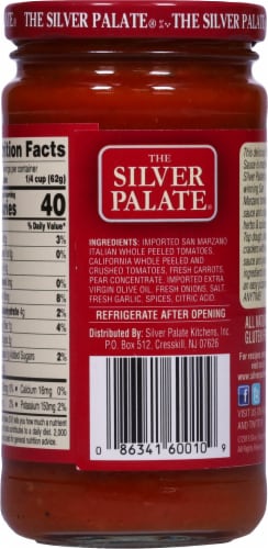 The Silver Palate® San Marzano Blend Pizza Sauce Perspective: back