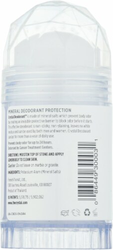 Crystal Unscented Mineral Deodorant Stick Perspective: back