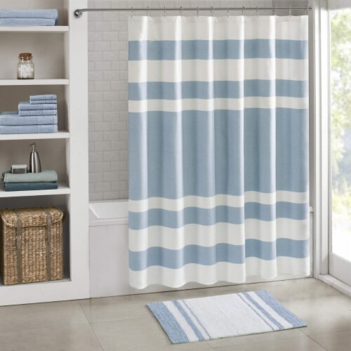 Madison Park Spa Cotton Reversible Bath Rug 20x30 Perspective: back
