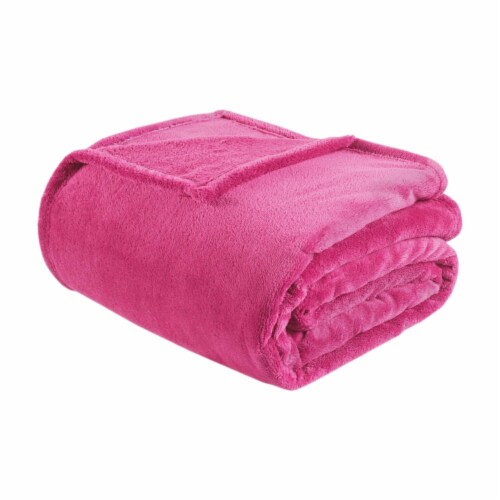 Intelligent Design Microlight Plush Oversized Blanket Pink Full Queen Full Queen Fred Meyer