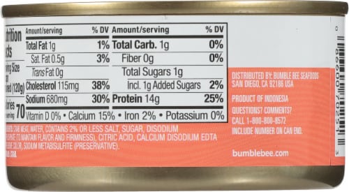 Bumble Bee® White Crabmeat Perspective: back