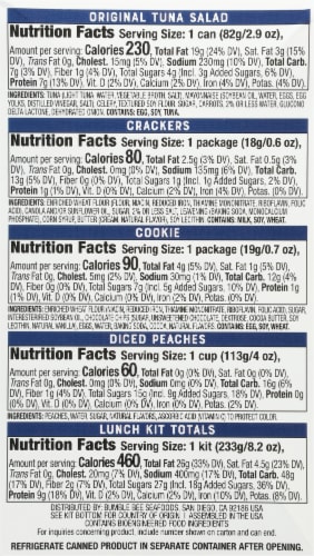 Bumble Bee® Lunch on the Run Tuna Salad Kit Perspective: back