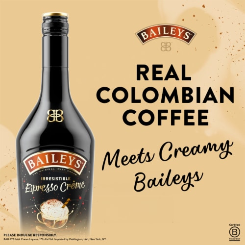 Baileys Liqueur Espresso Creme Perspective: back