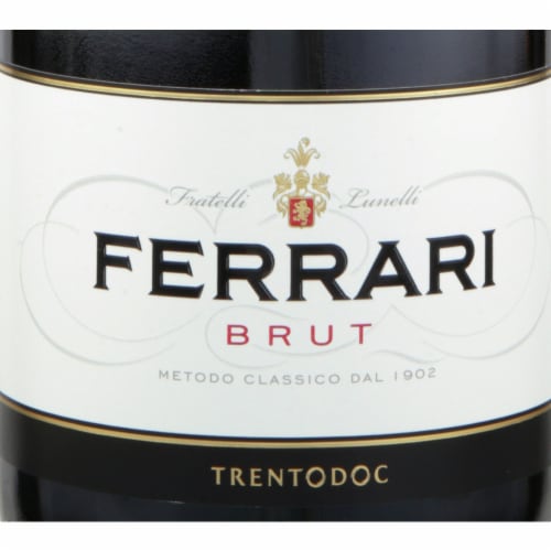 Ferrari Brut Chardonnay Italy Sparkling Wine Perspective: back