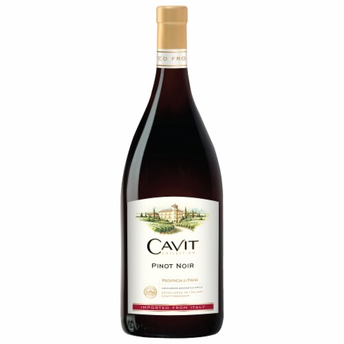Cavit Pinot Noir Red Wine Perspective: back