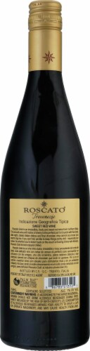 Roscato Gold Red Wine Perspective: back