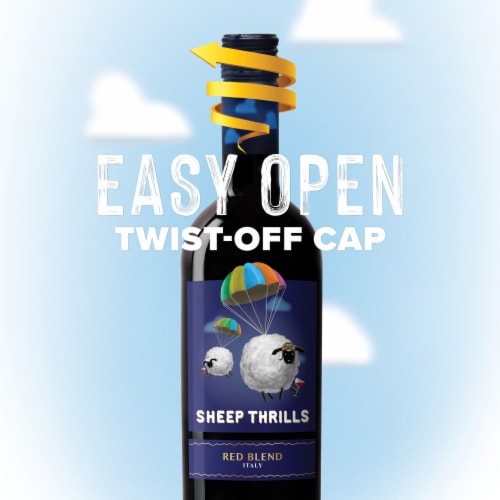 Sheep Thrills Red Blend Italy Red Wine Perspective: back