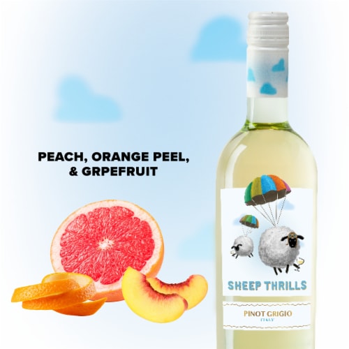 Sheep Thrills Pinot Grigio Perspective: back